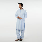 Eminent Men's Embroidered Kurta Shalwar Suit - Sky Blue, Men's Shalwar Kameez, Eminent, Chase Value