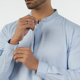 Eminent Men's Embroidered Kurta Shalwar Suit - Sky Blue, Men's Shalwar Kameez, Eminent, Chase Value