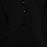 Girls Plain Kurti - Black, Girls Kurti, Chase Value, Chase Value