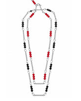Women's Golden and Silver Chain Mala - 2 Pc, Women Chains & Lockets, Chase Value, Chase Value