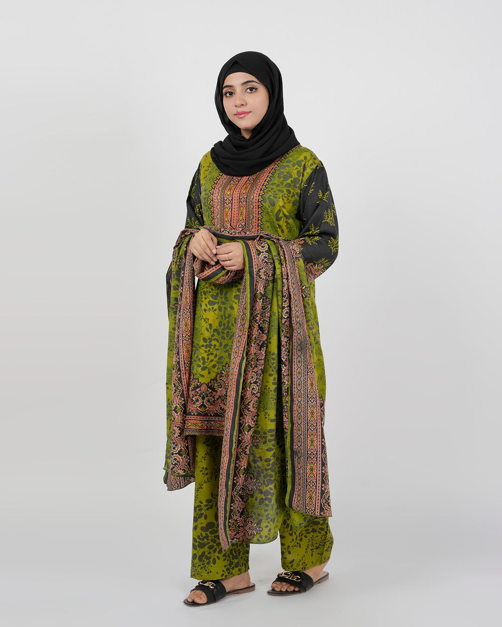 Gul Jee Shahzaib Women 3-Piece Unstitched Suit - 7, Women, 3Pcs Shalwar Suit, Chase Value, Chase Value