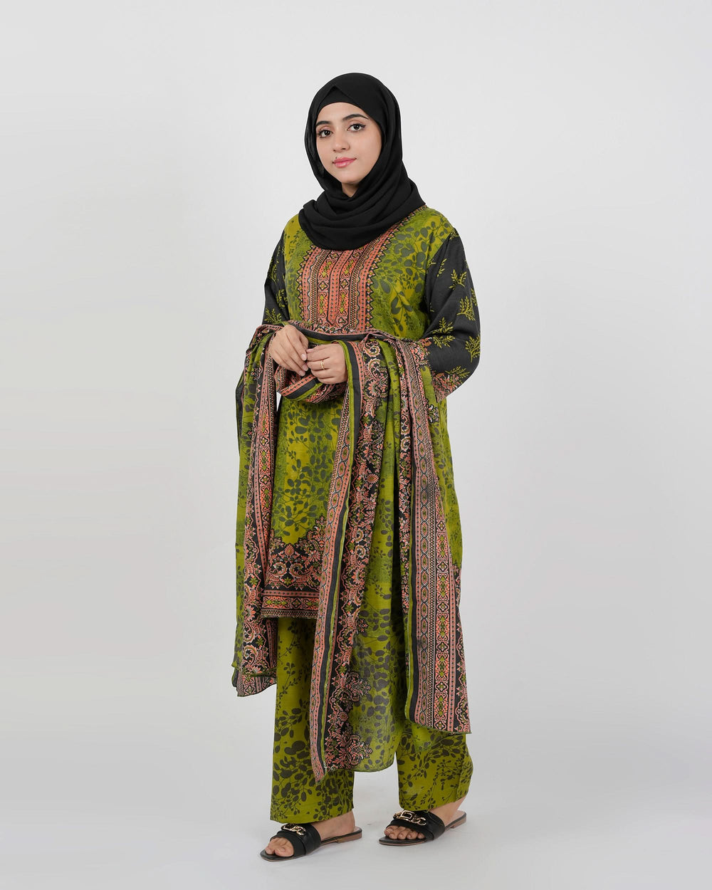 Gul Jee Shahzaib Women 3-Piece Unstitched Suit - 7, Women, 3Pcs Shalwar Suit, Chase Value, Chase Value