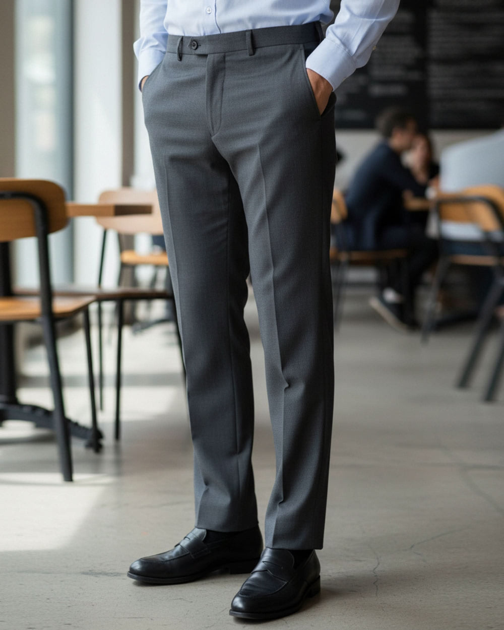 Valuable Men's Formal Pants - Grey, Men's Formal Pants, Chase Value, Chase Value