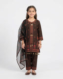 Girl’s 3Pcs Suit, Girls Shalwar Kameez, Chase Value, Chase Value