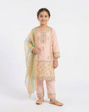 Girl’s 3Pcs Suit, Girls Shalwar Kameez, Chase Value, Chase Value