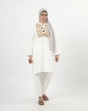 Valuables Women's Embroidered 2 Pcs Suit