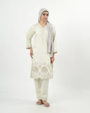 Valuables Women's Embroidered 2Pc Suit