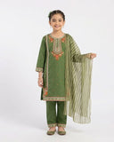 Girl’s 3Pcs Suit, Girls Shalwar Kameez, Chase Value, Chase Value