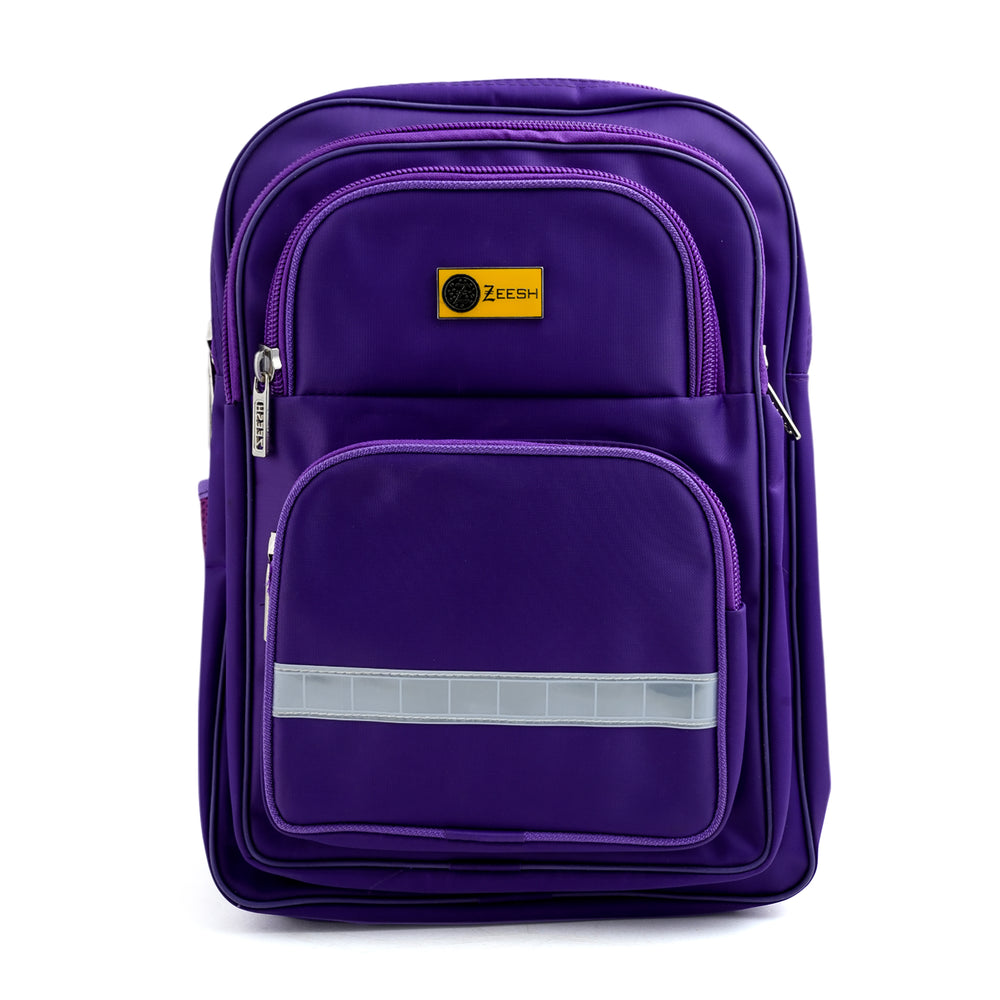 Kids School Backpack 17" Zee-216 - Purple, School Bags, Chase Value, Chase Value
