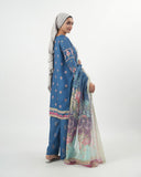 Valuables Women's Printed 3 Pc Suit