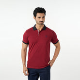 Eminent Men's Half Sleeves Polo T-Shirt - Red, Men's T-Shirts & Polos, Eminent, Chase Value
