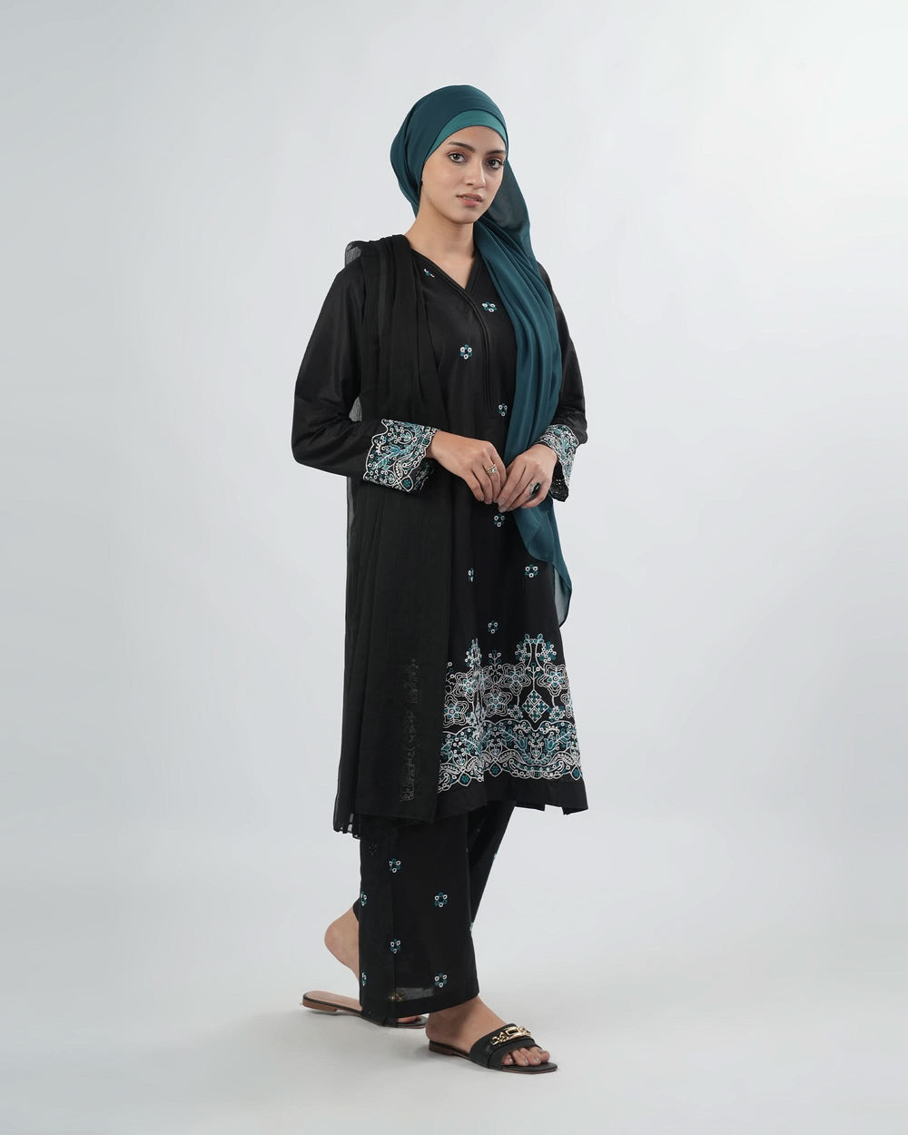 Valuables Women’s Embroidered 3 Pcs Suit, Women Shalwar Suits, Chase Value, Chase Value