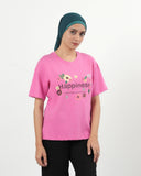 Valuables Women's Printed Drop Shoulder T-Shirt