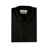 Valuable Men's Formal Plain Shirt - Black, Men's Shirts, Chase Value, Chase Value