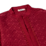 Valuable Girls Embroidered 02 PCS Shalwar Suit - Maroon, Girls Shalwar Kameez, Chase Value, Chase Value