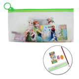 Pencil Pouch With Free Stationery Set - Green, Stationery Pouch & Box, Chase Value, Chase Value