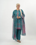 Valuables Women's Printed 3 Pc Suit