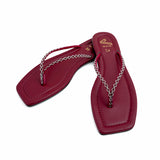 Valuable Women's Slipper - Maroon, Women Slippers, Chase Value, Chase Value