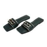 Women's Slipper-Green, Women Slippers, Chase Value, Chase Value