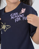 Valuables Girls Half Sleeves T-Shirt, Girls T-Shirts, Chase Value, Chase Value