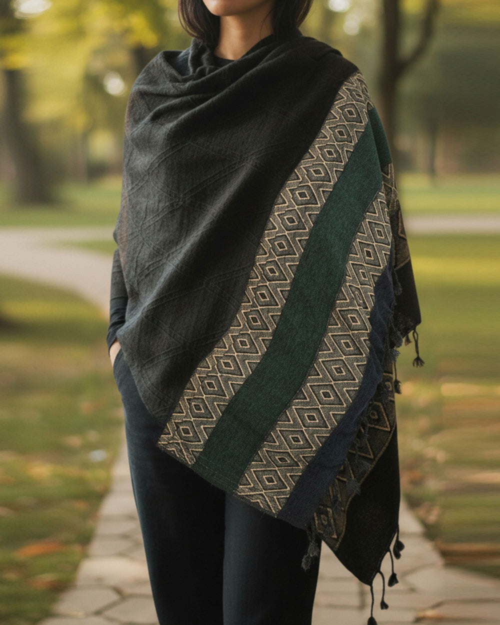 Women Velvet Shawl, Women Shawls & Scarves, Chase Value, Chase Value