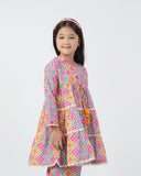 Eminent Girls Printed 02 Pcs Suit - Multi Color, Girls Shalwar Kameez, Eminent, Chase Value