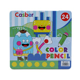 Color Pencil 24 Pcs - Sky Blue, Coloring Tools, Chase Value, Chase Value