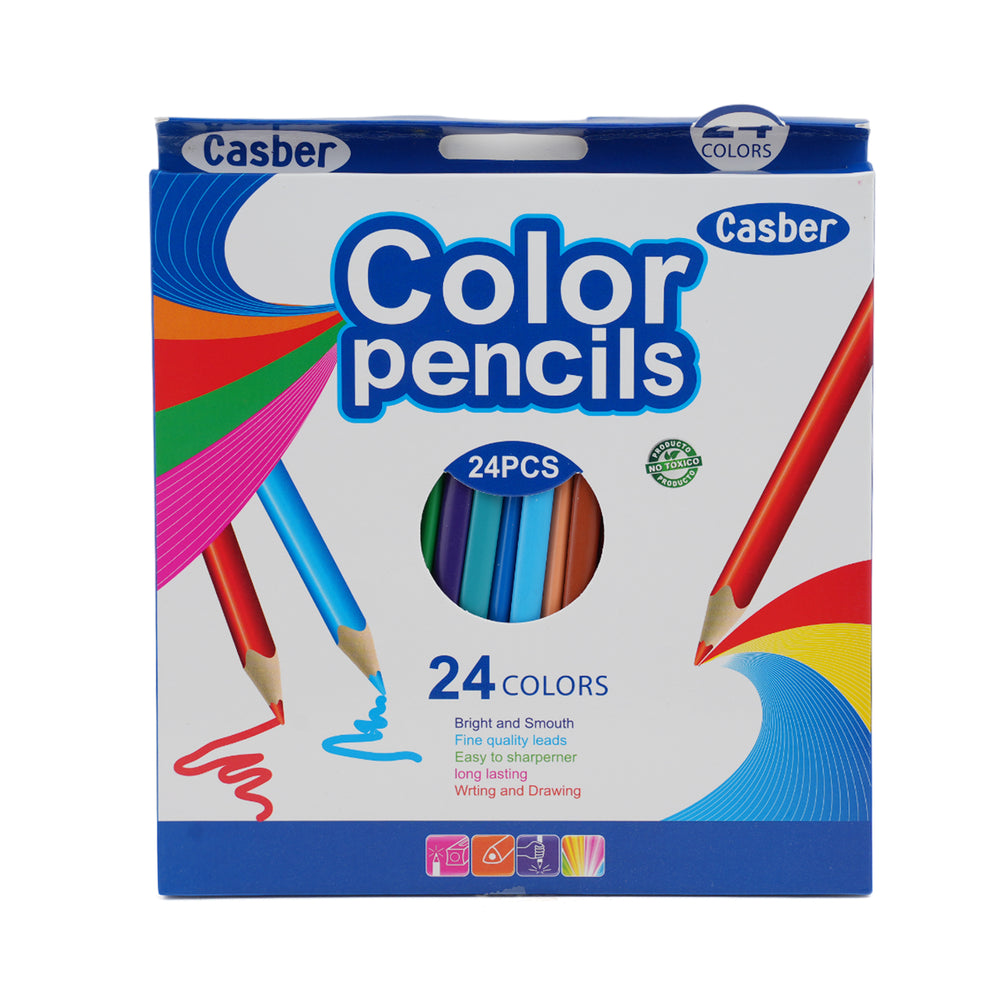 Color Pencil 24 Pcs - Blue, Coloring Tools, Chase Value, Chase Value