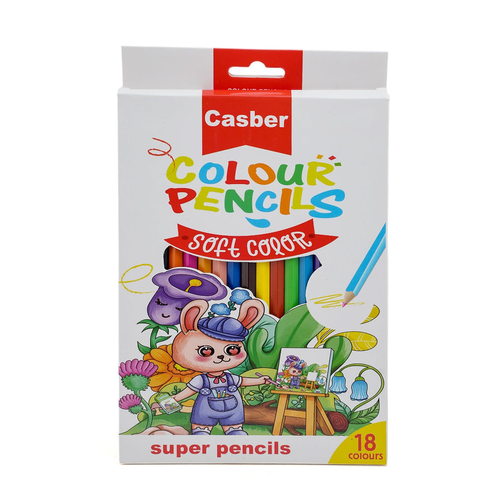 Color Pencil 18 Pcs - White, Coloring Tools, Chase Value, Chase Value
