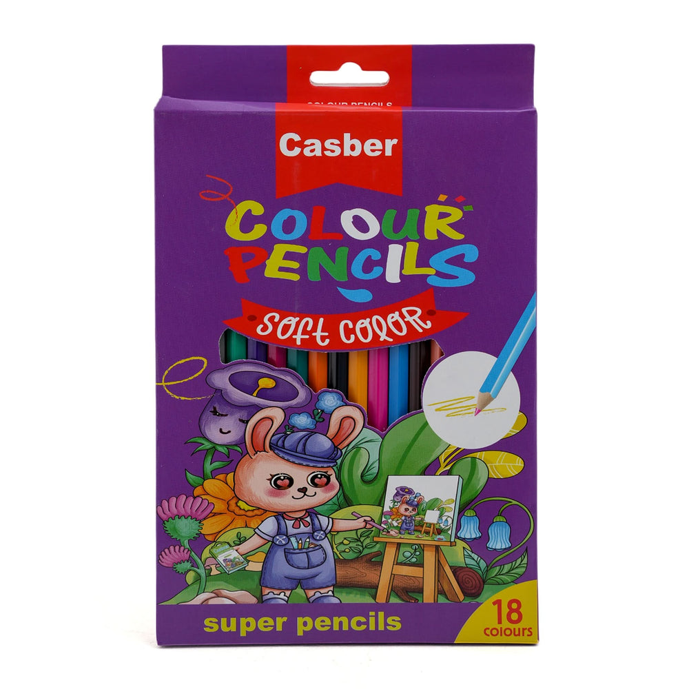 Color Pencil 18 Pcs - Purple, Coloring Tools, Chase Value, Chase Value