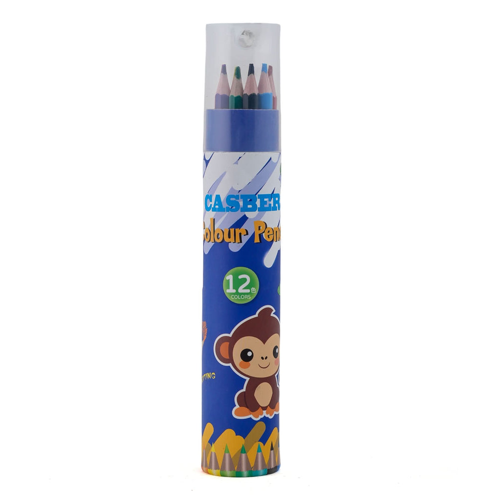 Color Pencil 12 Pcs - Blue, Coloring Tools, Chase Value, Chase Value