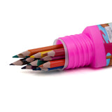 Deer 100-12 Tikon Colour Pencil 12Pcs - Pink, Coloring Tools, Deer, Chase Value