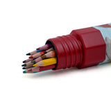 Deer 100-12 Colour Pencil 12Pcs - Red, Coloring Tools, Deer, Chase Value