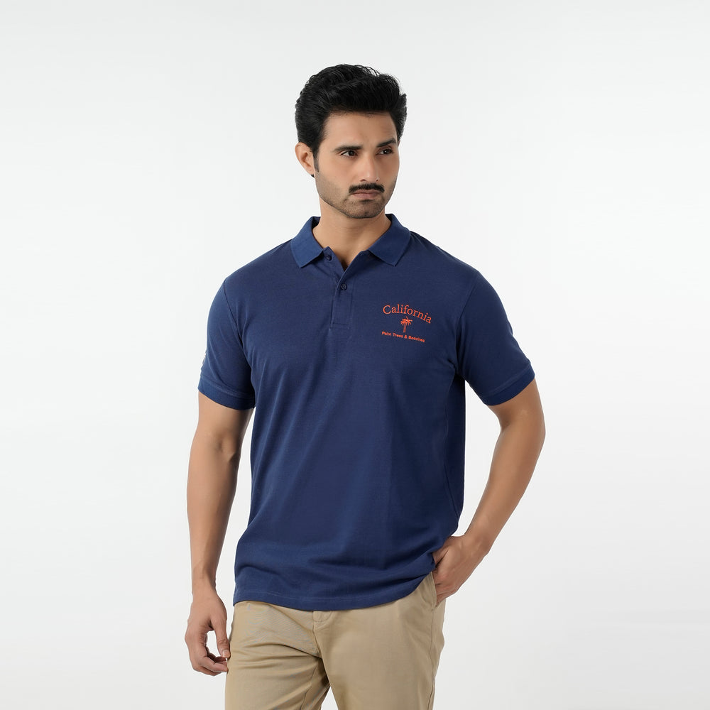 Eminent Men's Polo Half Sleeves T-Shirt - Navy Blue, Men's T-Shirts & Polos, Eminent, Chase Value