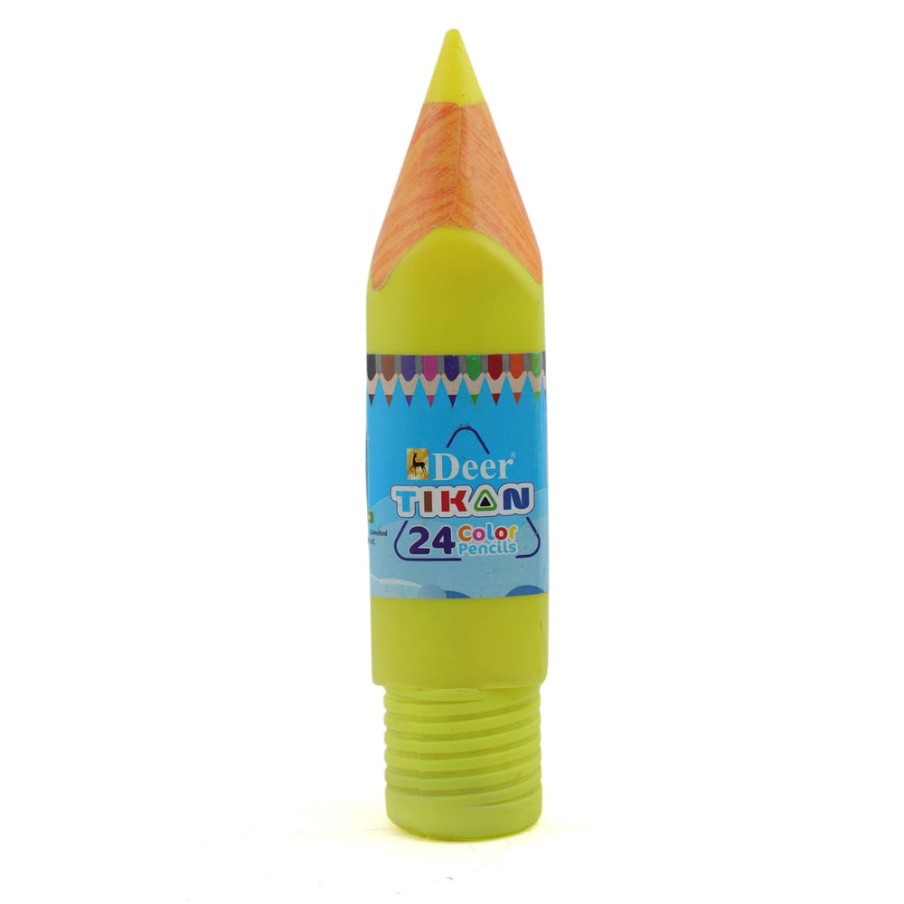 Deer 100-24 Pc Tikon Colour Pencil 24 Pcs - Light Green, Coloring Tools, Deer, Chase Value