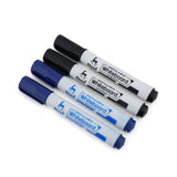 Deer White Board Marker Refillable 4 Pcs - Black & Blue, Stationery Supplies, Deer, Chase Value