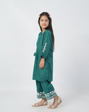 Eminent Girls Embroidered 02 Pcs Suit - Teal