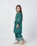 Eminent Girls Embroidered 02 Pcs Suit - Teal, Girls Shalwar Kameez, Eminent, Chase Value