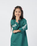 Eminent Girls Embroidered 02 Pcs Suit - Teal