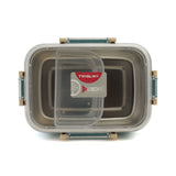 Stainless Steel Lunch Box - Steel Blue, Tiffin Boxes & Bottles, Chase Value, Chase Value