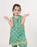 Eminent Girls Printed Shalwar Suit - Green, Girls Shalwar Kameez, Eminent, Chase Value