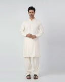 Eminent Men's Embroidered Kurta Shalwar Suit - Cream, Men's Shalwar Kameez, Eminent, Chase Value