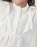 Eminent Girls Woven Top - White, Girls T-Shirts, Eminent, Chase Value
