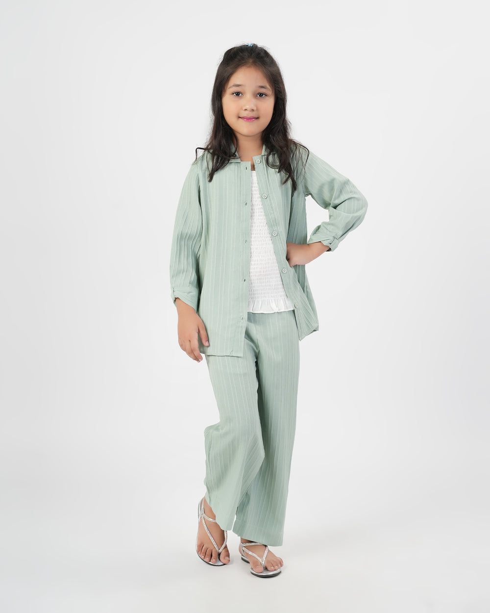 Eminent Girls' Plain Fusion 2pc Suit, Girls Shalwar Kameez, Eminent, Chase Value