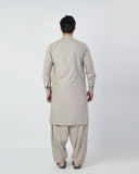 Eminent Men's Trim Fit Shalwar Suit - Beige, Men's Shalwar Kameez, Eminent, Chase Value