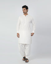 Eminent Men's Plain Shalwar Suit - White, Men's Shalwar Kameez, Eminent, Chase Value