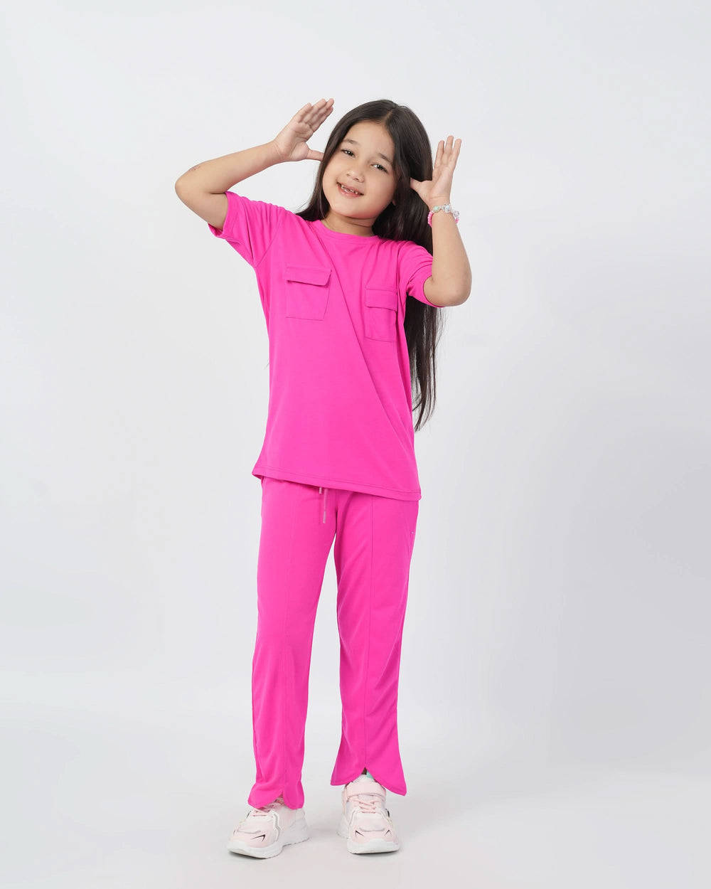 Eminent Girls Co-Ord Set - Neon Pink, Girls Co-Ord Suit, Eminent, Chase Value