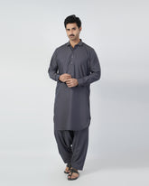 Eminent Men's Kameez Shalwar Suit - Grey