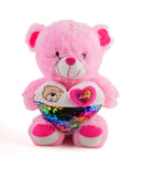 Stuff Heart Bear 30 CM - Light Pink, Stuffed Toys, Chase Value, Chase Value