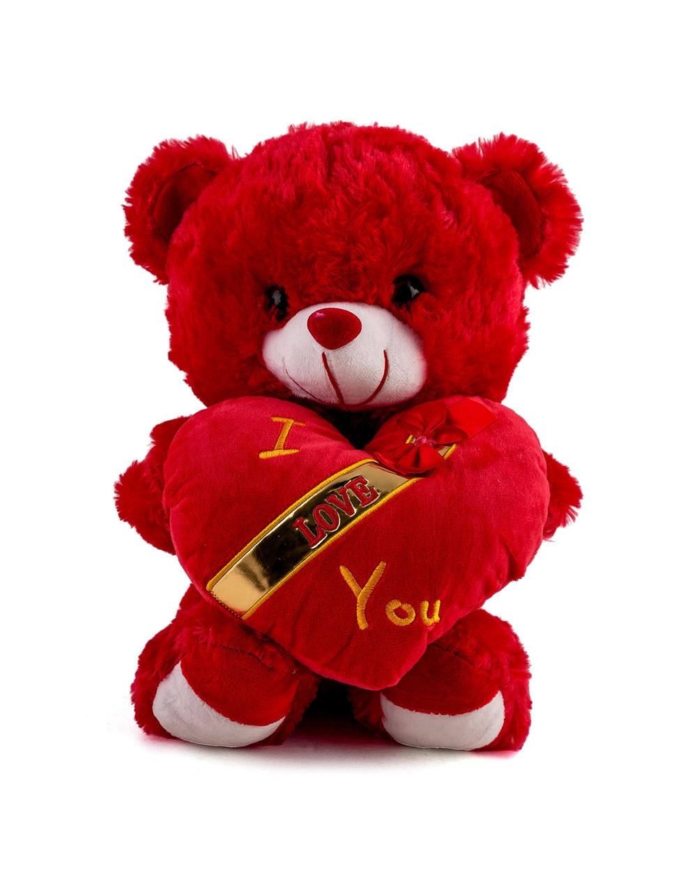 Stuff Red Heart Bear 30 CM - Red, Stuffed Toys, Chase Value, Chase Value